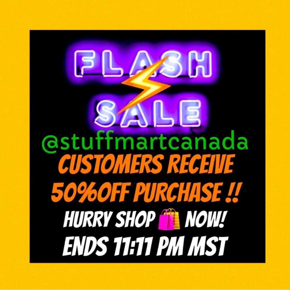 50% OFF FLASH ⚡️SALE !
